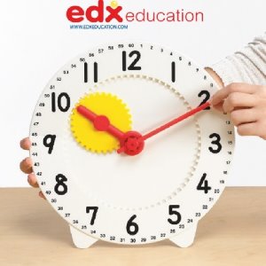 edx 톱니바퀴 모형시계 28cm 대형시계 교사용시계학교