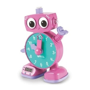 말하는 로봇시계 톡 핑크 [LER2385-P] 퀴즈모드 시계
